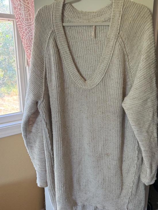 Free People Sweaters - Free people Women's Oversized V-Neck Sweater dress